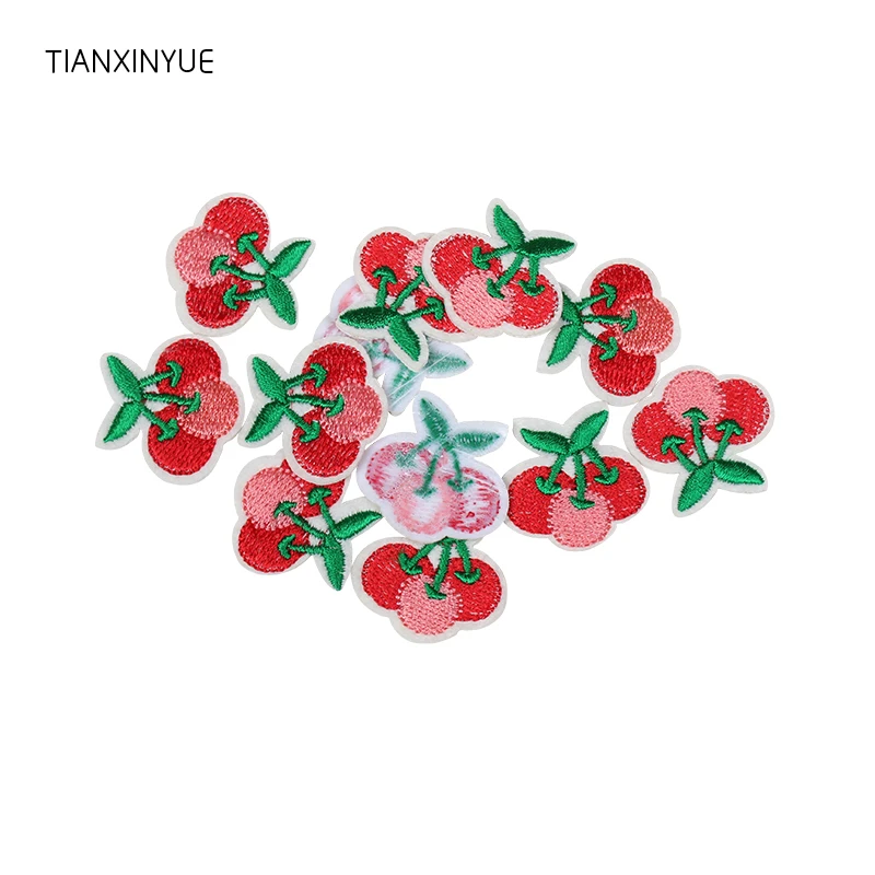 TIANXINYUE 10 pcs three Cherry Patches Iron On Embroidered Appliques Sew On Stickers For Clothing Garment Bags Fruit Motif
TIANXINYUE 10 pcs three Cherry Patches Iron On Embroidered Appliques Sew On Stickers For Clothing Garment Bags Fruit Motif