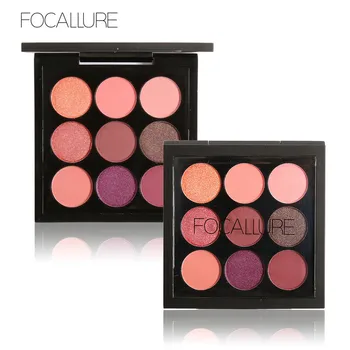 FOCALLURE Glitter Eyeshadow Palette Matte 9 Colors Shades Smooth Pigment Palette of Shadow Makeup
FOCALLURE Glitter Eyeshadow Palette Matte 9 Colors Shades Smooth Pigment Palette of Shadow Makeup