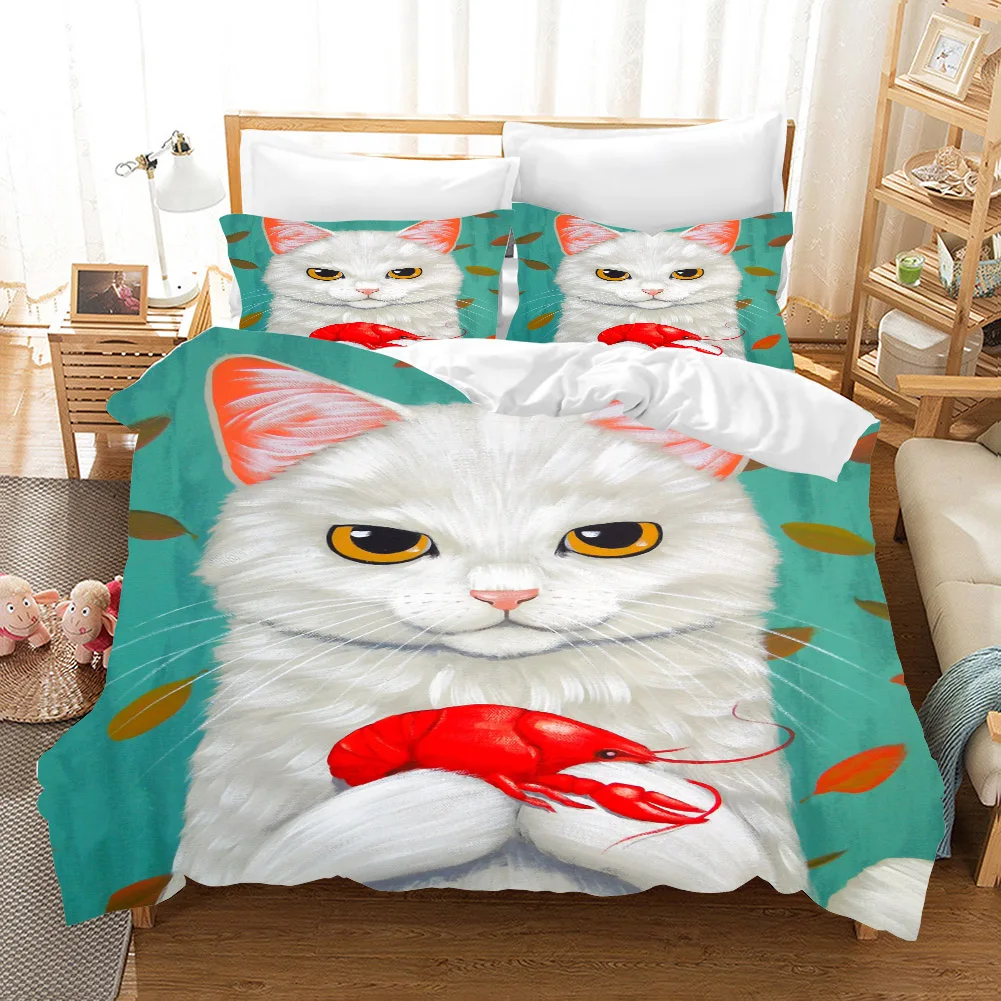 Cartoon animal 3d bedding set Duvet Covers Pillowcases Cat dog Children room decor comforter bedding sets bedclothes bed linen
Cartoon animal 3d bedding set Duvet Covers Pillowcases Cat dog Children room decor comforter bedding sets bedclothes bed linen