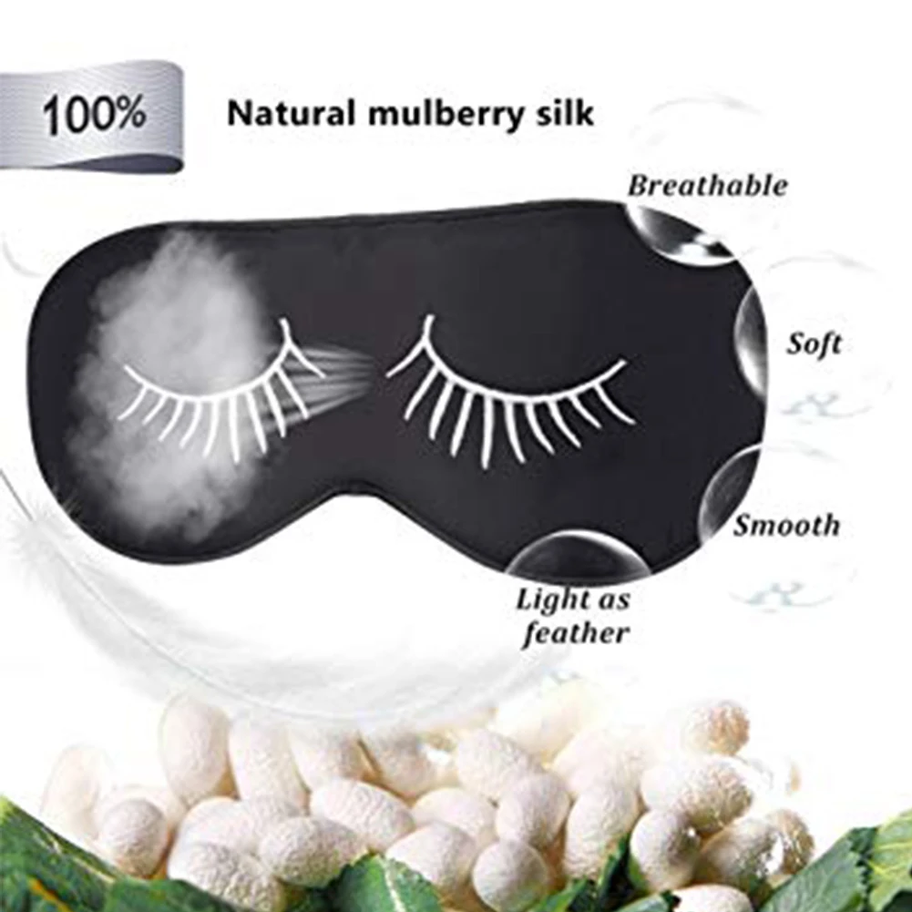 Travel Sleep Lightweight Home Faux Silk Smooth Relaxing Shading Gifts Eye Mask Flight Eyelashes Embroidery Soft Adjustable Strap
Travel Sleep Lightweight Home Faux Silk Smooth Relaxing Shading Gifts Eye Mask Flight Eyelashes Embroidery Soft Adjustable Strap