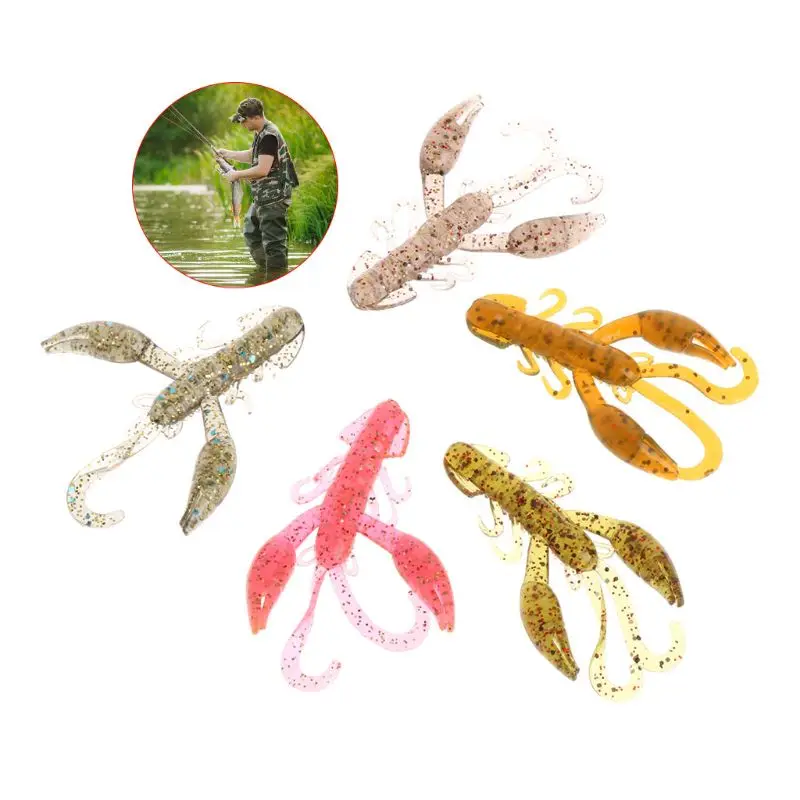 5 Pcs/Set Fishing Bait Shrimp Artificial Soft Lure Lobster Smell False Simulated Attractive Crab Accessories Tackle Rubber
5 Pcs/Set Fishing Bait Shrimp Artificial Soft Lure Lobster Smell False Simulated Attractive Crab Accessories Tackle Rubber