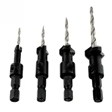 Hot 4pcs drill bits Hex Shank Taper Drill Counter Sink Holes Drilled Carpenter Countersink Bit Reaming Drill #6 #10 #13 #16
Hot 4pcs drill bits Hex Shank Taper Drill Counter Sink Holes Drilled Carpenter Countersink Bit Reaming Drill #6 #10 #13 #16