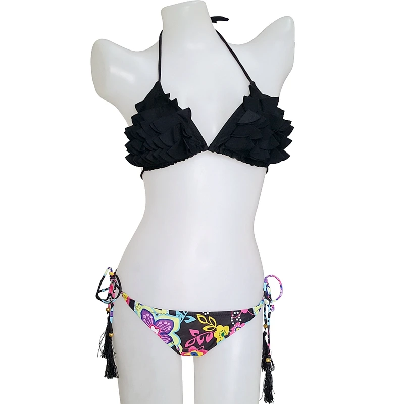 Woman Swimsuit 2019 New Bikini Flower Top Female Swimwear Beach Women Bikini Set Tassel-ties Floral Bottom Bathing Suits
Woman Swimsuit 2019 New Bikini Flower Top Female Swimwear Beach Women Bikini Set Tassel-ties Floral Bottom Bathing Suits