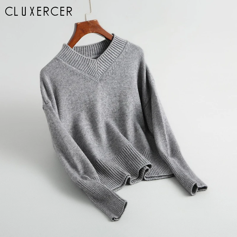 Winter Knitted Sweater Women 2018 New Harajuku Pullover Sexy V neck Long Sleeve Jumper Femme Sweater Mujer
Winter Knitted Sweater Women 2018 New Harajuku Pullover Sexy V neck Long Sleeve Jumper Femme Sweater Mujer