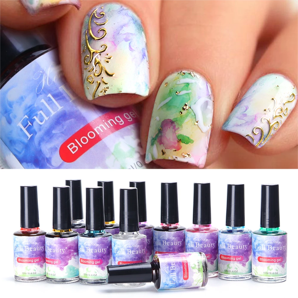 Color Gradient Nail Polish Liquid Watercolor Ink Blooming Gel Marble Smudge Design Nail Art Varnish Lacquer Manicure SA895
Color Gradient Nail Polish Liquid Watercolor Ink Blooming Gel Marble Smudge Design Nail Art Varnish Lacquer Manicure SA895