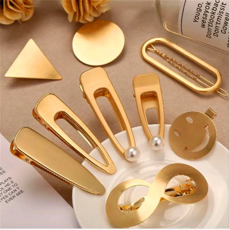 2019 Fashion Gold Color Hairpin For Women Punk Geometric Hair Clips Hairwear Bridal Hair Style Tools Accessories New Arrival
2019 Fashion Gold Color Hairpin For Women Punk Geometric Hair Clips Hairwear Bridal Hair Style Tools Accessories New Arrival