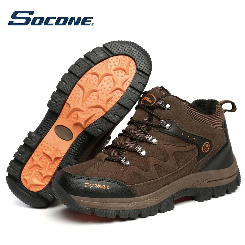 SOCONE Men's Hiking Shoes Waterproof Big Size Outdoor Mountain Trekking Shoes Male Climbing Camping Cross Country Sport Shoes
SOCONE Men's Hiking Shoes Waterproof Big Size Outdoor Mountain Trekking Shoes Male Climbing Camping Cross Country Sport Shoes