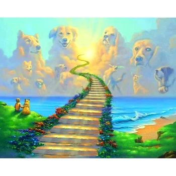 Full Square/Round Drill 5D DIY Diamond Painting "heaven dogs" 3D Embroidery Cross Stitch 5D Rhinestone Home Decor gift
Full Square/Round Drill 5D DIY Diamond Painting "heaven dogs" 3D Embroidery Cross Stitch 5D Rhinestone Home Decor gift
