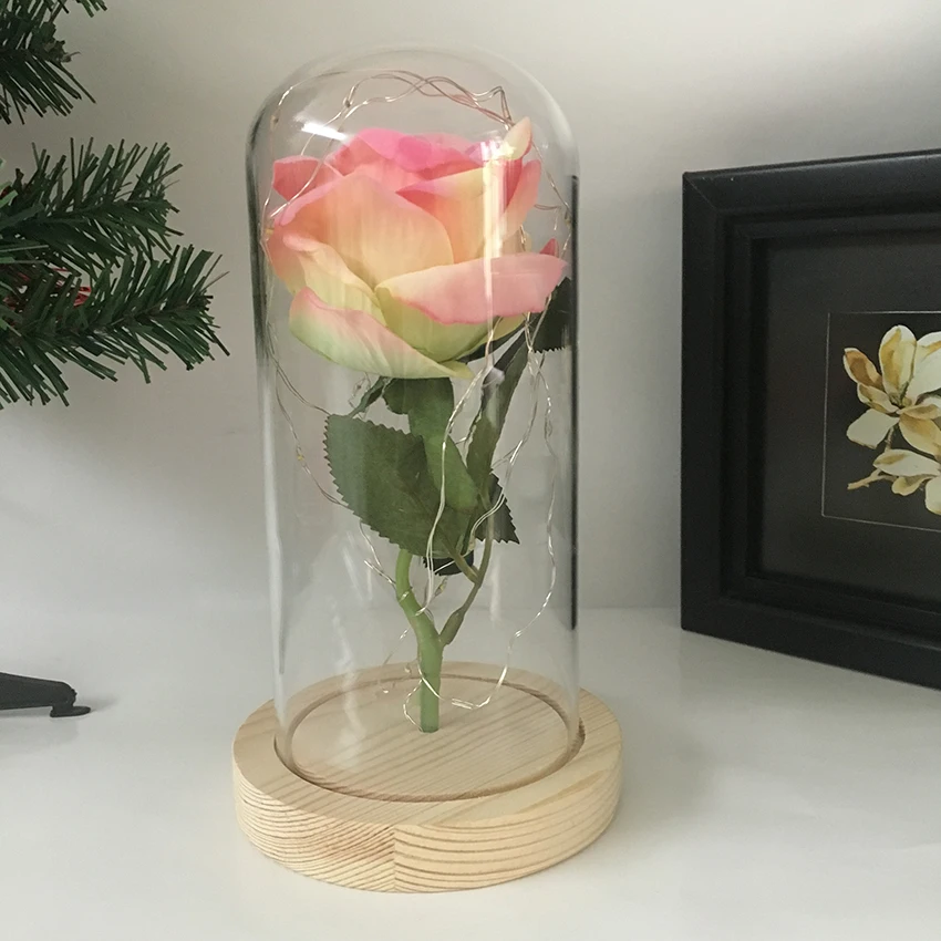 2019 Beauty and the Beast Red Rose in a Glass Dome on a Wooden Base for Valentine's Gifts
2019 Beauty and the Beast Red Rose in a Glass Dome on a Wooden Base for Valentine's Gifts