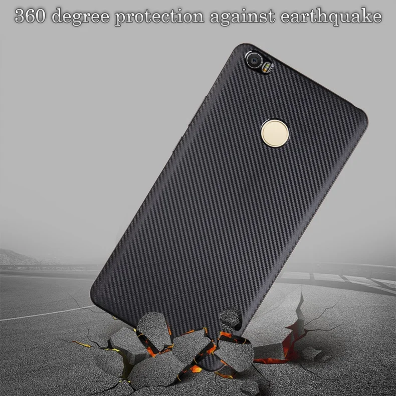xiaomi max Fashion 3D Texture Fiber Carbon Soft Case For xiaomi Leather Skin Cover Dual Layer Luxury Phone Cases (8)