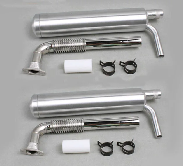

New Special Muffler Canister Set for DLE111, DLE100, DLA112, DA100, EME120 80-120CC Gasoline/Petrol Engines for RC Airplane