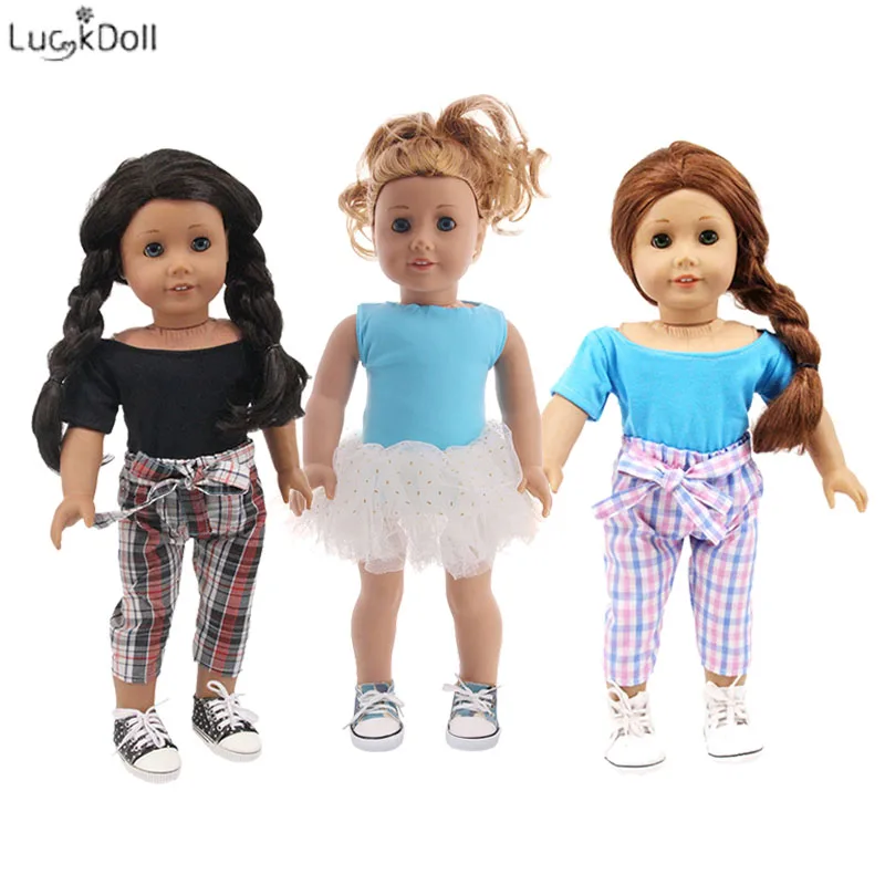 3 Styles Pretty Suit(Dress Or Pants+T-shirt) Fit 18 Inch American&43 CM Baby Doll Clothes Accessories,Girl's Toys,Generation
3 Styles Pretty Suit(Dress Or Pants+T-shirt) Fit 18 Inch American&43 CM Baby Doll Clothes Accessories,Girl's Toys,Generation
