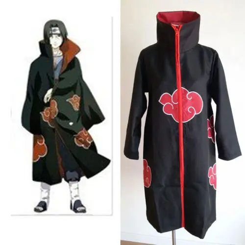 Free shipping Naruto costumes Uchiha Sasuke Akatsuki Cloak With Hat Men&Women Cosplay Costume
Free shipping Naruto costumes Uchiha Sasuke Akatsuki Cloak With Hat Men&Women Cosplay Costume