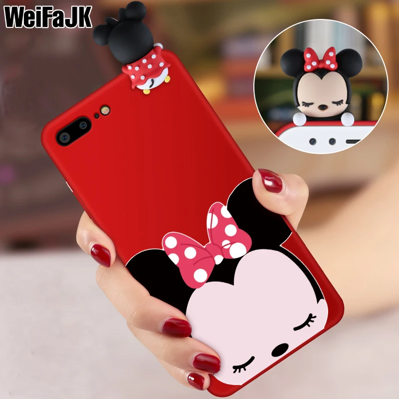 WeiFaJK Luxury Cute Cartoon Matte Silicone Case For iPhone 6 7 Plus Case Red Soft TPU Full Cover For iPhone 6 6s 7 8 Plus X Case
WeiFaJK Luxury Cute Cartoon Matte Silicone Case For iPhone 6 7 Plus Case Red Soft TPU Full Cover For iPhone 6 6s 7 8 Plus X Case