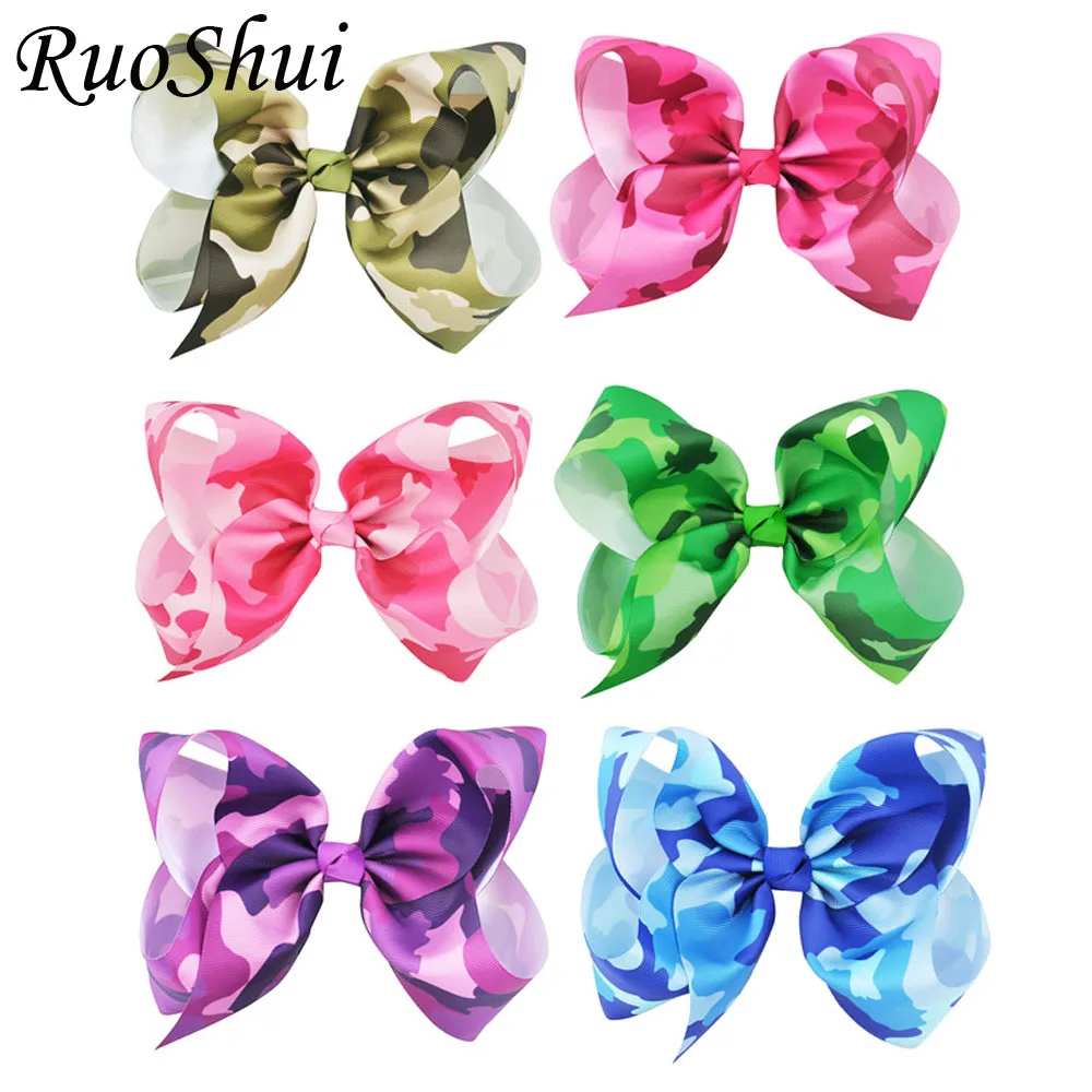 8 Inch Big Large Hair Bows Camouflage Print Hairbow Girls Alligator Clips Hair Accessories Women Girls Hair Accessories
8 Inch Big Large Hair Bows Camouflage Print Hairbow Girls Alligator Clips Hair Accessories Women Girls Hair Accessories