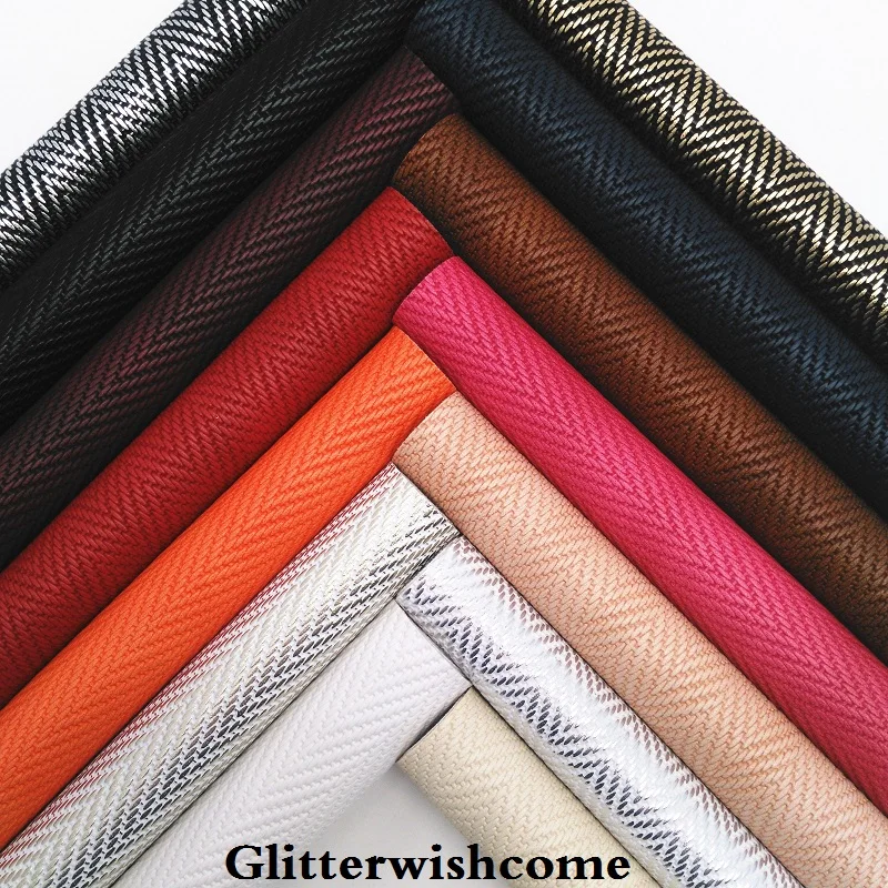 Glitterwishcome 21X29CM A4 Size Vinyl For Bows Embossed Weaving Leather Fabirc Faux Leather Sheets for Bows, GM190A
Glitterwishcome 21X29CM A4 Size Vinyl For Bows Embossed Weaving Leather Fabirc Faux Leather Sheets for Bows, GM190A
