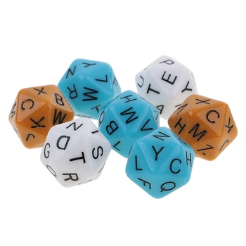 MagiDeal Colorful 7Pcs Plastic 20-sided Polyhedral Letter Dice for Party Play Games Classroom Teaching Children Learning Toys
MagiDeal Colorful 7Pcs Plastic 20-sided Polyhedral Letter Dice for Party Play Games Classroom Teaching Children Learning Toys