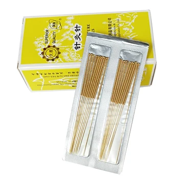 100pcs/box HUANQIU golden Acupuncture Needles sterilization individual package (Gold Painted Needles)
100pcs/box HUANQIU golden Acupuncture Needles sterilization individual package (Gold Painted Needles)