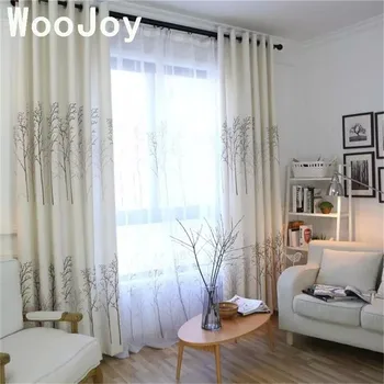 C1012 American Style Tree Linen Cotton Window Curtains Panel for Living Room Tulles Blinds
C1012 American Style Tree Linen Cotton Window Curtains Panel for Living Room Tulles Blinds