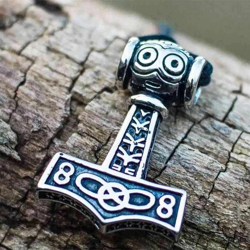 EYHIMD Viking Thor's Hammer Pendant Stainless Steel Mjolnir Nordic Amulet Jewelry
EYHIMD Viking Thor's Hammer Pendant Stainless Steel Mjolnir Nordic Amulet Jewelry