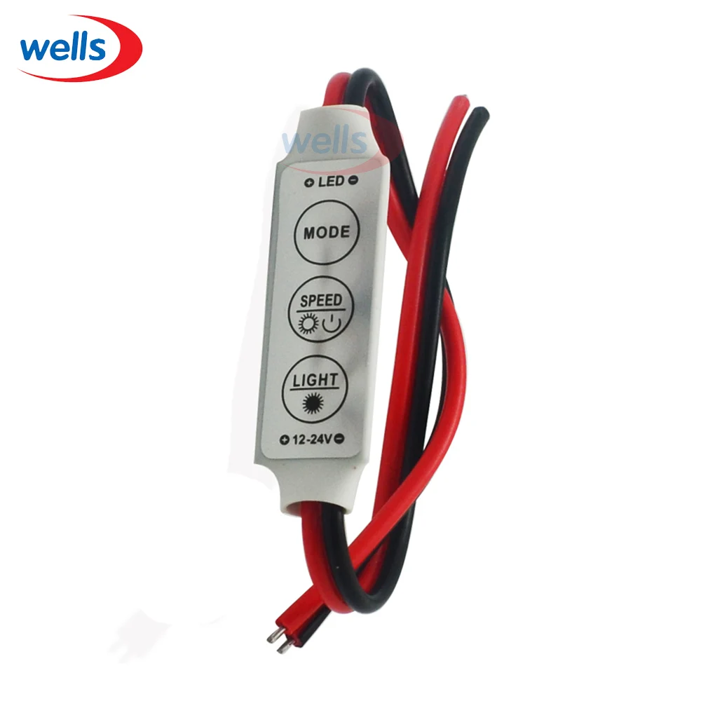 20pcs DC 12V Mini 3 Keys Dimmer Controller For Single Color 5050 3528 Led Light Strip
20pcs DC 12V Mini 3 Keys Dimmer Controller For Single Color 5050 3528 Led Light Strip
