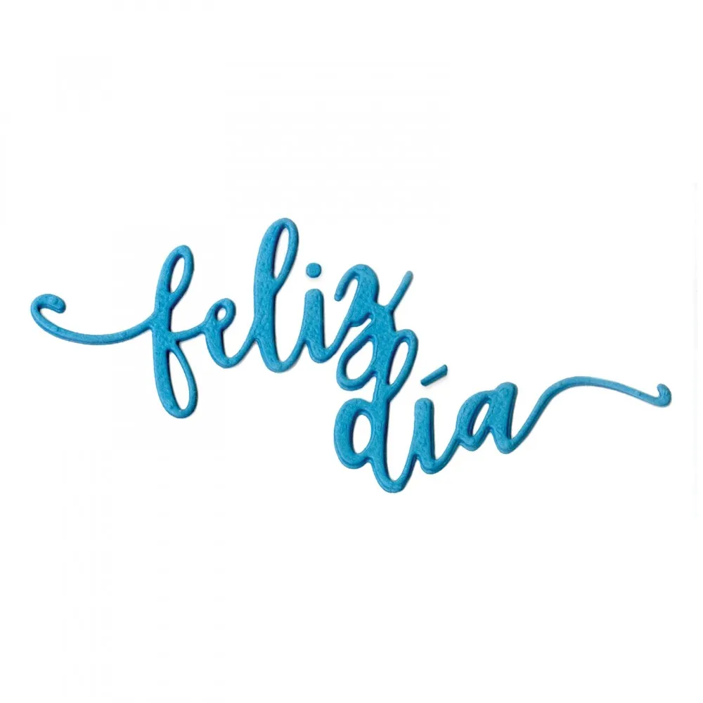 Spanish Word "Happy Day" Metal Cutting Die Stencil For Scrapbooking Paper Cards Crafts New Valentine's Day Dies Decor Embossing
Spanish Word "Happy Day" Metal Cutting Die Stencil For Scrapbooking Paper Cards Crafts New Valentine's Day Dies Decor Embossing