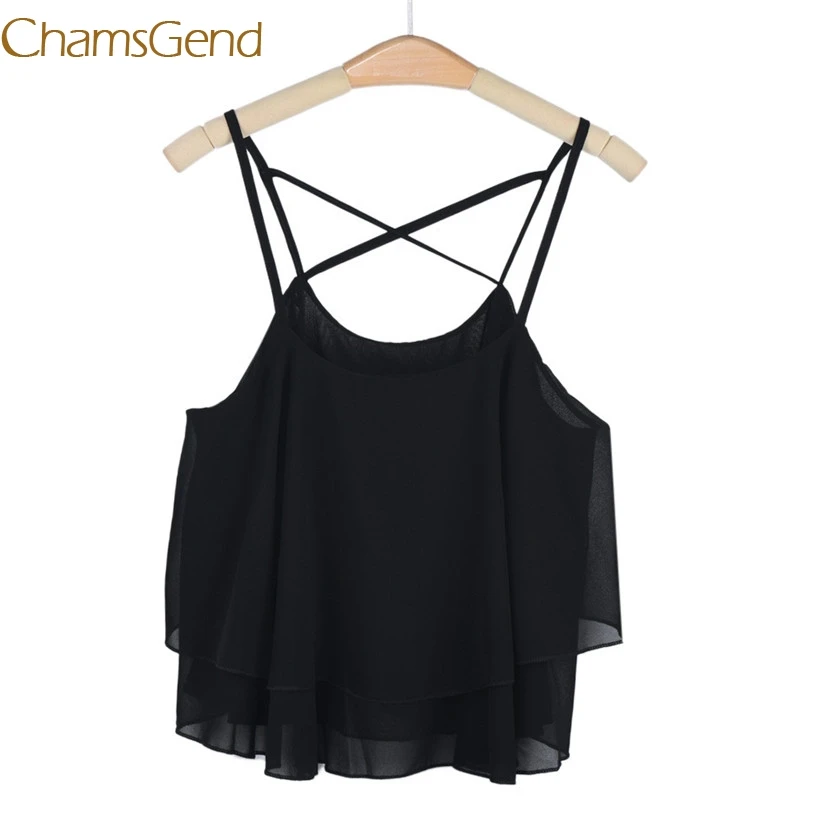 Chamsgend Newly Design Women HOT Beach Short Vest Ruffle Chiffon Tank Tops Camis 160303
Chamsgend Newly Design Women HOT Beach Short Vest Ruffle Chiffon Tank Tops Camis 160303