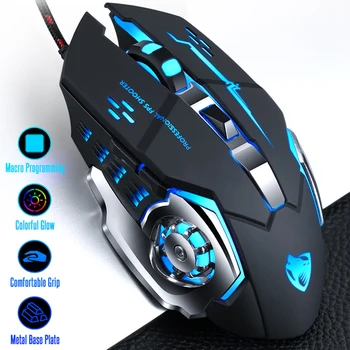 Professional Wired Gaming Mouse 7 Button 3200 DPI LED Optical USB Computer Mouse Gamer Mice G502 Game Mouse Silent Mause For PC
Professional Wired Gaming Mouse 7 Button 3200 DPI LED Optical USB Computer Mouse Gamer Mice G502 Game Mouse Silent Mause For PC