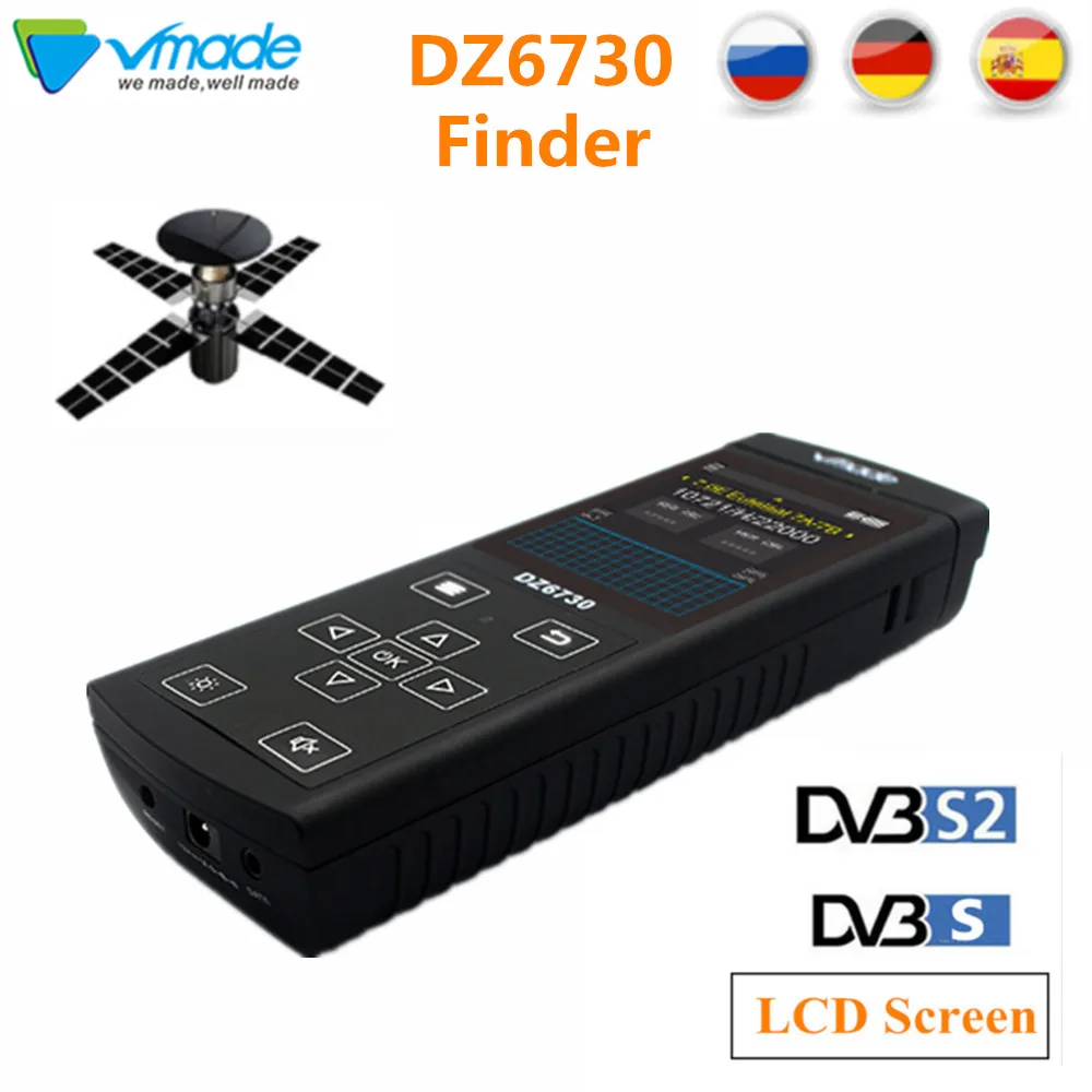 V8 Finder HD satfinder DVB-S2 High Definition Satellite Finder DZ6730 MPEG-4 3.0 LCD Satellite Meter Full 1080P lnb sat finders 
V8 Finder HD satfinder DVB-S2 High Definition Satellite Finder DZ6730 MPEG-4 3.0 LCD Satellite Meter Full 1080P lnb sat finders