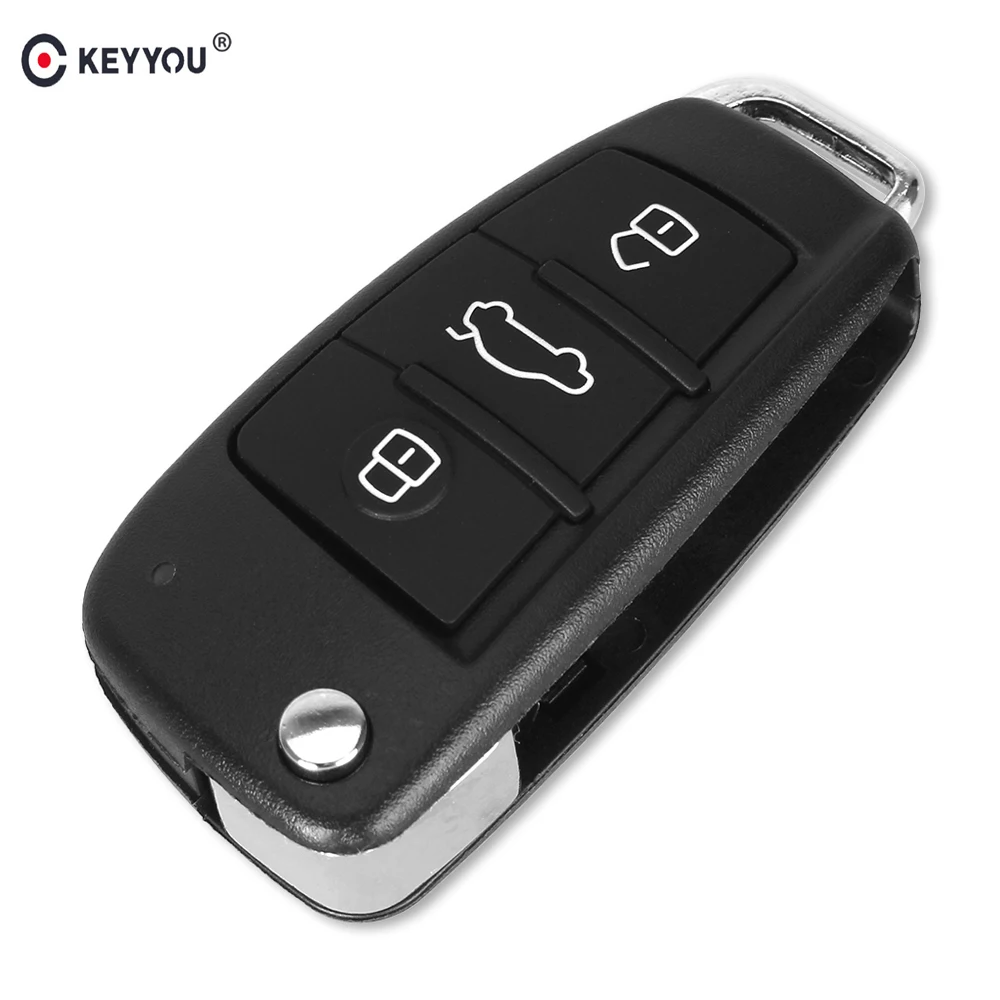 KEYYOU Folding Flip Remote Car Key Shell Case 3 Button Case For AUDI A6 For VW For Pasha for Bora for Skoda For Seat No Blade
KEYYOU Folding Flip Remote Car Key Shell Case 3 Button Case For AUDI A6 For VW For Pasha for Bora for Skoda For Seat No Blade
