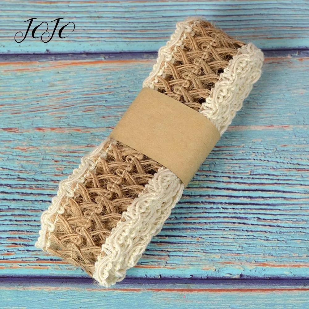 JOJO BOWS 40mm 2m Jute Burlap Ribbon Hollow Out Hemp Linen Webbing Braided Rope DIY Craft Supplies Gift Wrapping Home Decoration
JOJO BOWS 40mm 2m Jute Burlap Ribbon Hollow Out Hemp Linen Webbing Braided Rope DIY Craft Supplies Gift Wrapping Home Decoration