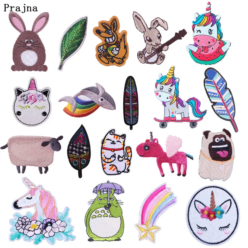 Prajna Cartoon Various Styles Unicorn Patch 3D DIY Embroidered Ironing Patches For Cloth Baby Small Stickers Animals Accessory H
Prajna Cartoon Various Styles Unicorn Patch 3D DIY Embroidered Ironing Patches For Cloth Baby Small Stickers Animals Accessory H