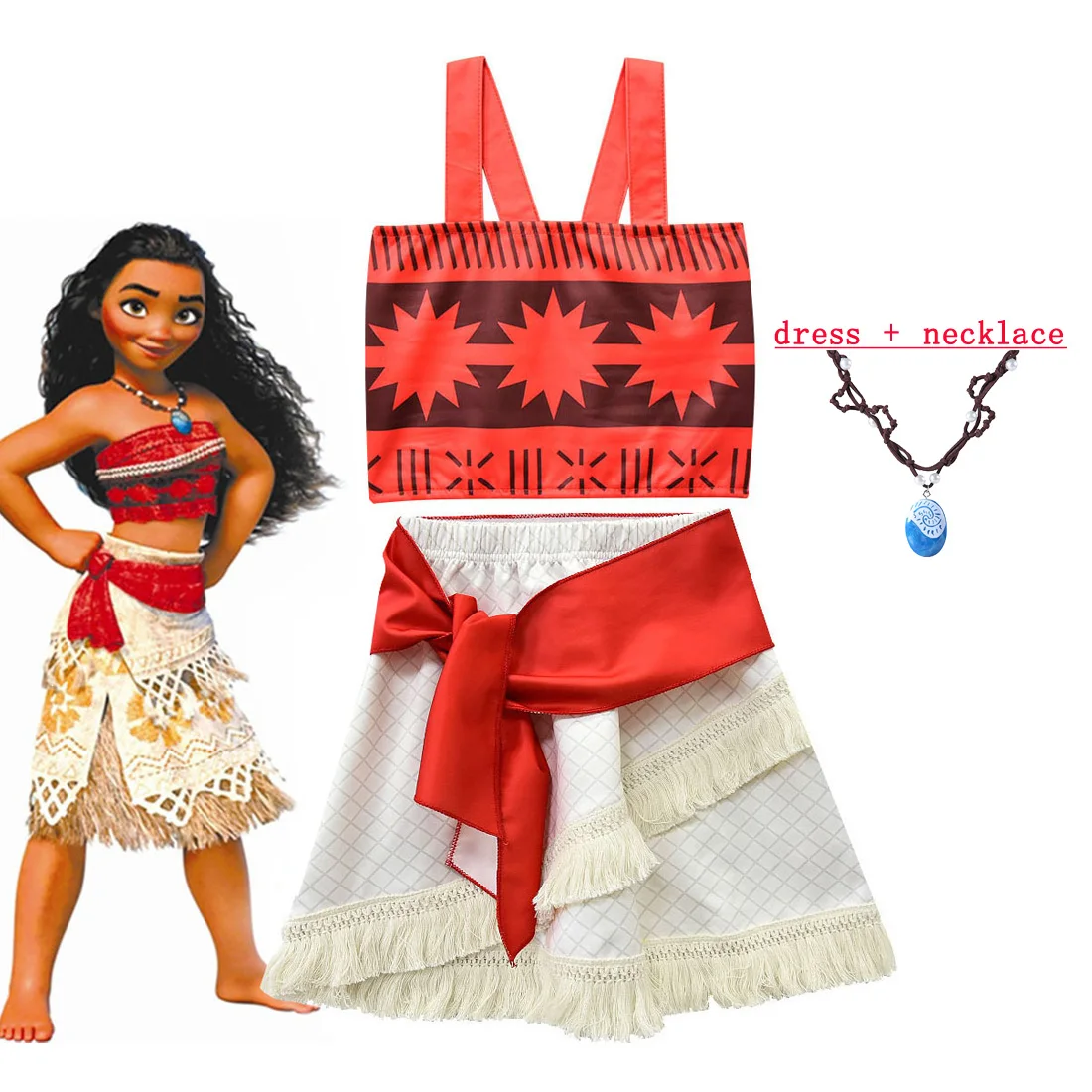 Summer girls moana Dress with necklace lol Inspired Baby Costume Kids Cosplay Christmas Halloween vaiana Dress
Summer girls moana Dress with necklace lol Inspired Baby Costume Kids Cosplay Christmas Halloween vaiana Dress