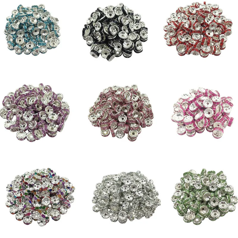 New! 5AAA+ Quality 50 piece/lot Cheap Handmade Rhinestone Loose Crystal Silver Plated Rondelle Spacer Beads Free Shipping
New! 5AAA+ Quality 50 piece/lot Cheap Handmade Rhinestone Loose Crystal Silver Plated Rondelle Spacer Beads Free Shipping