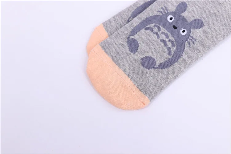 Totoro Winter Women Socks Cotton Hayao Miyazaki Christmas Socks Harajuku Kawaii Funny Socks Cartoon Comic Thick Socks Cotton New