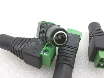 50 Pairs/Lot Male + Female DC2.1 Power Converter Connector Adapters with Terminal Blocks For CCTV Camera
50 Pairs/Lot Male + Female DC2.1 Power Converter Connector Adapters with Terminal Blocks For CCTV Camera