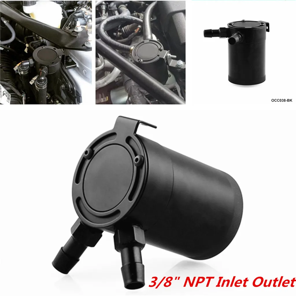 1 Set Universal Racing Baffled Aluminum 2-port Oil Catch Can Tank Air-oil Separator Hot Sale
1 Set Universal Racing Baffled Aluminum 2-port Oil Catch Can Tank Air-oil Separator Hot Sale