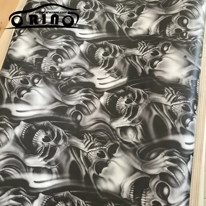 Skull Car Sticker Vinyl Film-14