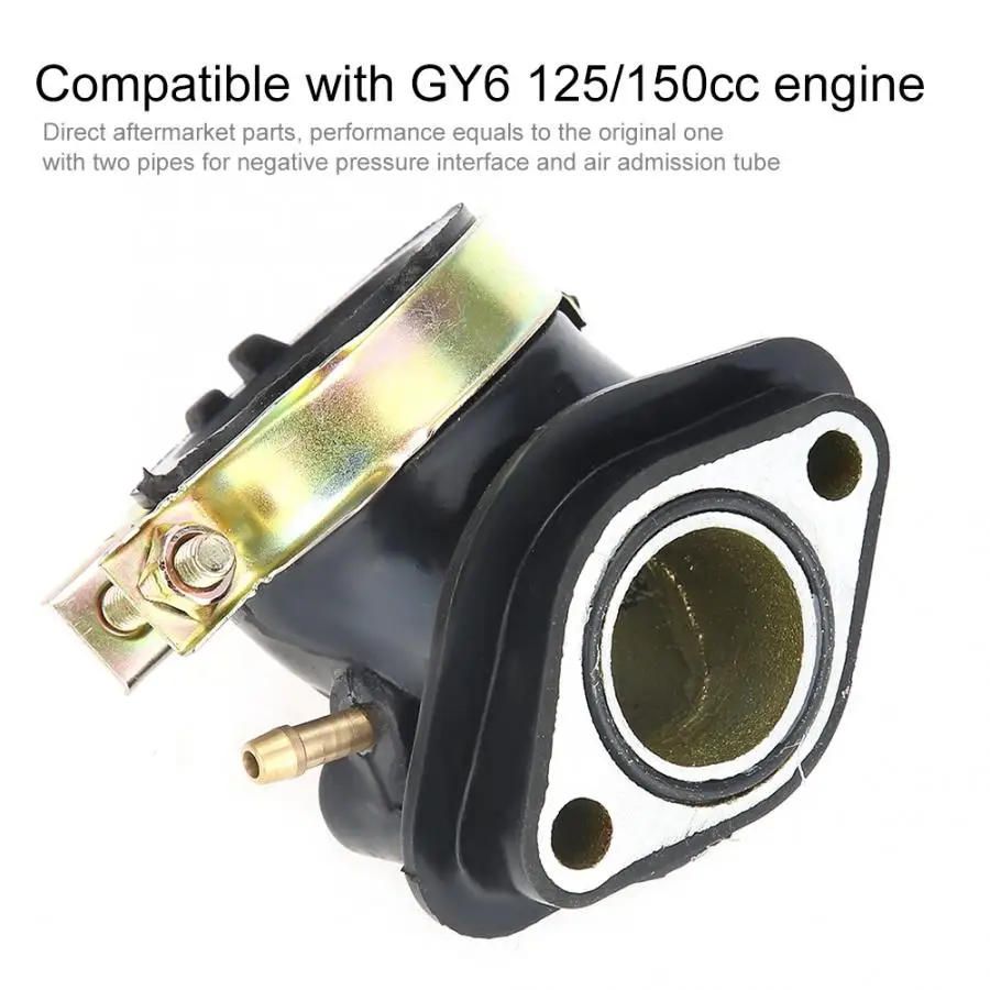 Carburetor Intake Pipe Adapter Carburetor Intake Manifold Pipe Adapter Universal for GY6 125cc 150cc Engine ATV Scooter
Carburetor Intake Pipe Adapter Carburetor Intake Manifold Pipe Adapter Universal for GY6 125cc 150cc Engine ATV Scooter