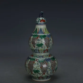 Antique MingDynasty Colorful grape porcelain squash bottle,Home Decoration collection & adornment1903
Antique MingDynasty Colorful grape porcelain squash bottle,Home Decoration collection & adornment1903