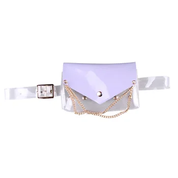 Women's Fashion Transparent Belt Bag Single Shoulder Bag Laser PVC jelly chain shoulder bag
Women's Fashion Transparent Belt Bag Single Shoulder Bag Laser PVC jelly chain shoulder bag