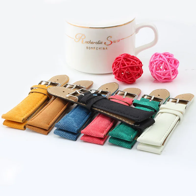 High Quality Fashion 7 Colors Cowboy Stripes Style Leather Watchband Hot Sale Classic Men Women 20mm Watchbands
High Quality Fashion 7 Colors Cowboy Stripes Style Leather Watchband Hot Sale Classic Men Women 20mm Watchbands