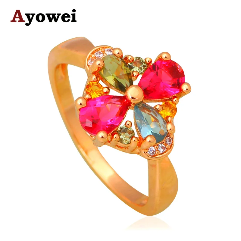 Bohemia Color Flower Nobby Ring Gold color Wholesale & Retail Australian Zircon Ring Sz #6#7#8#9 JR2125A
Bohemia Color Flower Nobby Ring Gold color Wholesale & Retail Australian Zircon Ring Sz #6#7#8#9 JR2125A