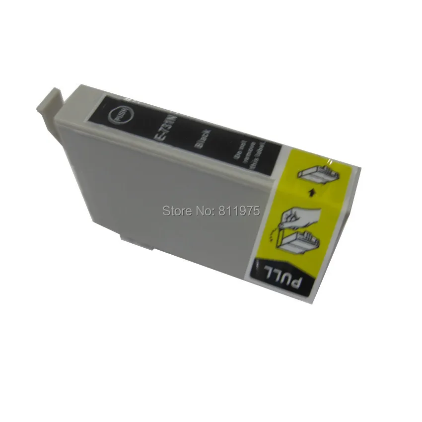 T0731 73N Black compatible ink cartridge For EPSON Stylus T13 TX102 TX103 TX121 C79 C90/C92 C110 CX3900 CX4900 CX5500 CX5501
T0731 73N Black compatible ink cartridge For EPSON Stylus T13 TX102 TX103 TX121 C79 C90/C92 C110 CX3900 CX4900 CX5500 CX5501