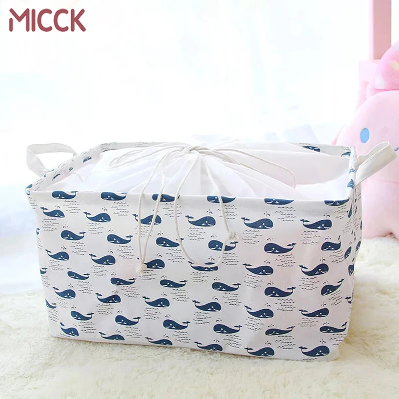 MICCK Sundries Storage Basket Linen Large Capacity Wide Caliber Clothing Debris Sorting Family Organization Toy Storage Bucket
MICCK Sundries Storage Basket Linen Large Capacity Wide Caliber Clothing Debris Sorting Family Organization Toy Storage Bucket