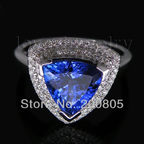 Vintage Trillion 9x9mm 14Kt White Gold Diamond AAA Tanzanite Ring For Sale SR334
Vintage Trillion 9x9mm 14Kt White Gold Diamond AAA Tanzanite Ring For Sale SR334