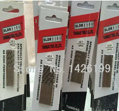 Free shipping 10 pcs 0.5 mm Cobalt containing high speed steel Co-HSS M42 twist drill bits for metal drilling
Free shipping 10 pcs 0.5 mm Cobalt containing high speed steel Co-HSS M42 twist drill bits for metal drilling