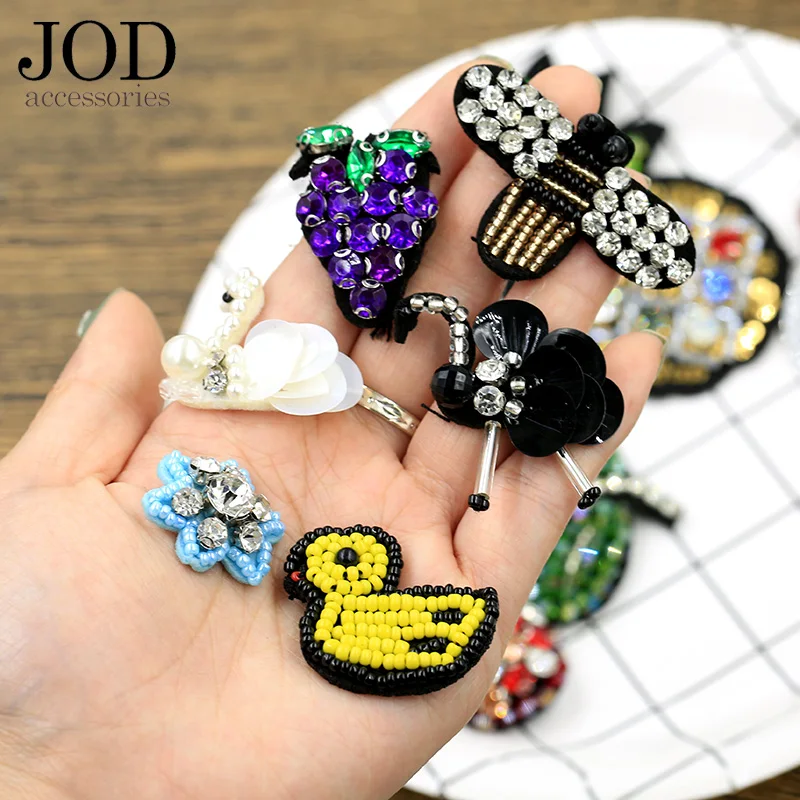 JOD 3D Rhinestones Bee Flower Butterfly Brand Bead Sequin Sewing Patches for Clothes Embroidery Sew on Applications for Clothes
JOD 3D Rhinestones Bee Flower Butterfly Brand Bead Sequin Sewing Patches for Clothes Embroidery Sew on Applications for Clothes