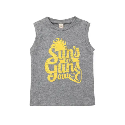 Baby T-Shirts Toddler Infant Kids Baby Boys Girls Sun's Out Guns Out Tank Tops T-shirt Tops
Baby T-Shirts Toddler Infant Kids Baby Boys Girls Sun's Out Guns Out Tank Tops T-shirt Tops