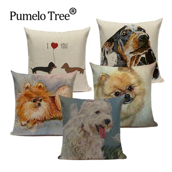 High Quality Pillow Cases Animal Decorative Pillows For Couch Multicolour Dog Sofa Cushion Cover For Living Room Customizable
High Quality Pillow Cases Animal Decorative Pillows For Couch Multicolour Dog Sofa Cushion Cover For Living Room Customizable
